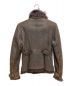 PRADA SPORTS (プラダスポーツ) ムートンジャケット ブラウン サイズ:44：39800円