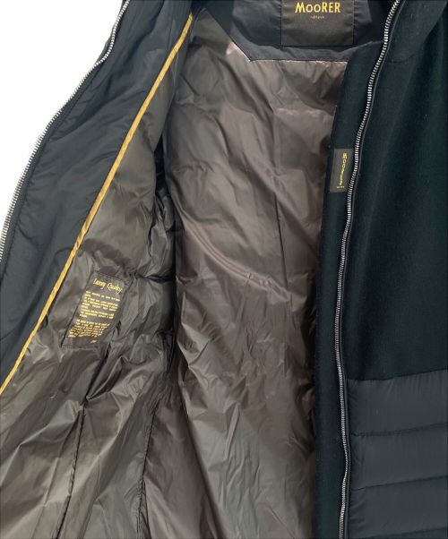 MOORER（ムーレー）MOORER (ムーレー) Angel MOORER ダウンコート ブラック サイズ:42の古着・服飾アイテム