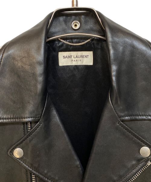 Saint Laurent Paris（サンローランパリ）Saint Laurent Paris (サンローランパリ) L01 / クラシックモーターサイクルレザージャケット ブラック サイズ:46の古着・服飾アイテム