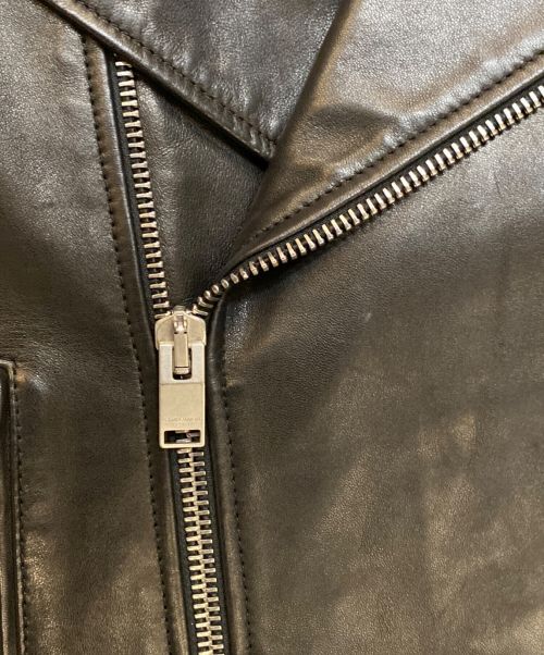 Saint Laurent Paris（サンローランパリ）Saint Laurent Paris (サンローランパリ) L01 / クラシックモーターサイクルレザージャケット ブラック サイズ:46の古着・服飾アイテム