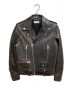 Saint Laurent Paris（サンローランパリ）の古着「L01 / クラシックモーターサイクルレザージャケット」｜ブラック