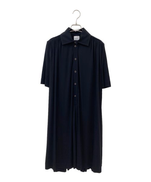 BURBERRY（バーバリー）BURBERRY (バーバリー) バックギャザーワンピース ブラック サイズ:SIZE IT40の古着・服飾アイテム