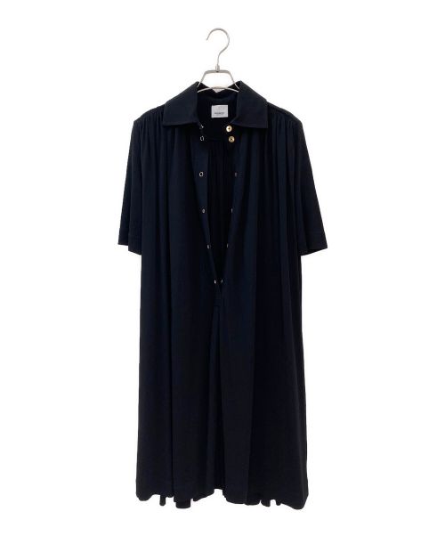 BURBERRY（バーバリー）BURBERRY (バーバリー) バックギャザーワンピース ブラック サイズ:SIZE IT40の古着・服飾アイテム