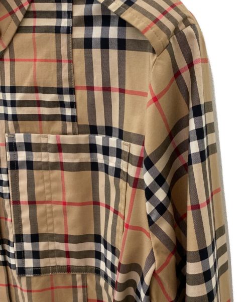 BURBERRY（バーバリー）BURBERRY (バーバリー) ノバチェックシャツワンピース ベージュ サイズ:38の古着・服飾アイテム
