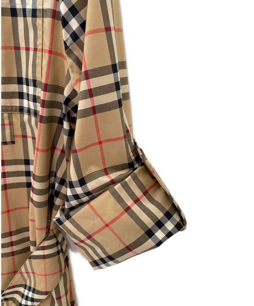 BURBERRY（バーバリー）BURBERRY (バーバリー) ノバチェックシャツワンピース ベージュ サイズ:38の古着・服飾アイテム