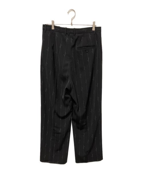 BALENCIAGA（バレンシアガ）BALENCIAGA (バレンシアガ) シグネチャーロゴスラックス ブラック サイズ:46の古着・服飾アイテム
