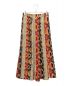 GUCCI（グッチ）の古着「Gucci Logo Embroidered Pleated Skirt」｜レッド×ゴールド