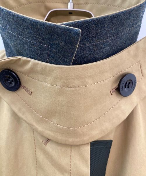 sacai（サカイ）sacai (サカイ) ショートトレンチブルゾン ベージュ サイズ:2の古着・服飾アイテム