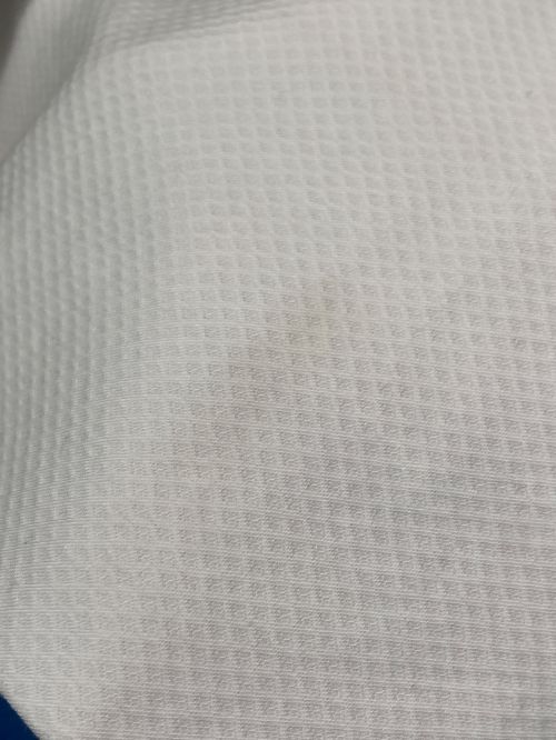 sacai（サカイ）sacai (サカイ) Cotton Poplin  Wool Knit Dress ブルー×ホワイト サイズ:3の古着・服飾アイテム