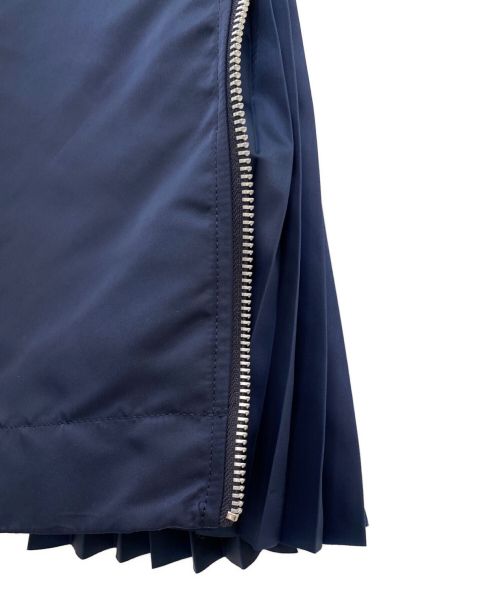 sacai（サカイ）sacai (サカイ) Nylon Twill Skirt ネイビー サイズ:3の古着・服飾アイテム