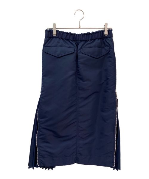 sacai（サカイ）sacai (サカイ) Nylon Twill Skirt ネイビー サイズ:3の古着・服飾アイテム