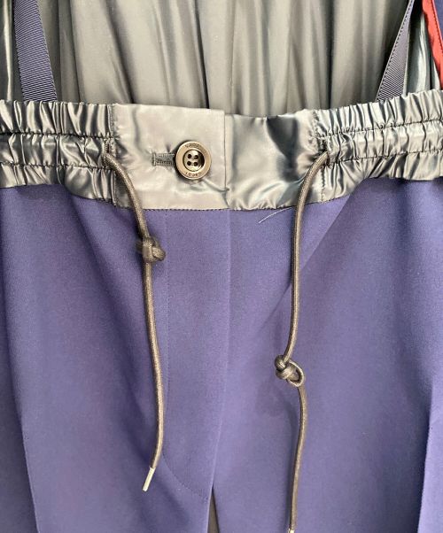 sacai（サカイ）sacai (サカイ) Technical Jersey Dress ネイビー サイズ:2の古着・服飾アイテム