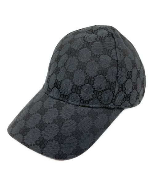 BALENCIAGA（バレンシアガ）BALENCIAGA (バレンシアガ) GUCCI (グッチ) ハッカープロジェクト ベースボール キャップ グレー サイズ:Sの古着・服飾アイテム