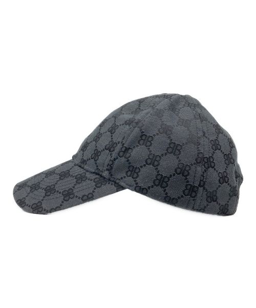 BALENCIAGA（バレンシアガ）BALENCIAGA (バレンシアガ) GUCCI (グッチ) ハッカープロジェクト ベースボール キャップ グレー サイズ:Sの古着・服飾アイテム