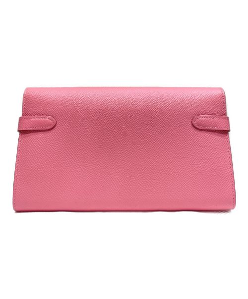HERMES（エルメス）HERMES (エルメス) ケリーウォレット ロング ローズコンフェッティ サイズ:ロングの古着・服飾アイテム