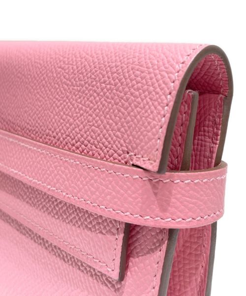 HERMES（エルメス）HERMES (エルメス) ケリーウォレット ロング ローズコンフェッティ サイズ:ロングの古着・服飾アイテム