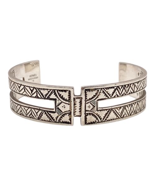 HERMES（エルメス）HERMES (エルメス) トゥアレグHバングル スモール シルバー サイズ:T5の古着・服飾アイテム