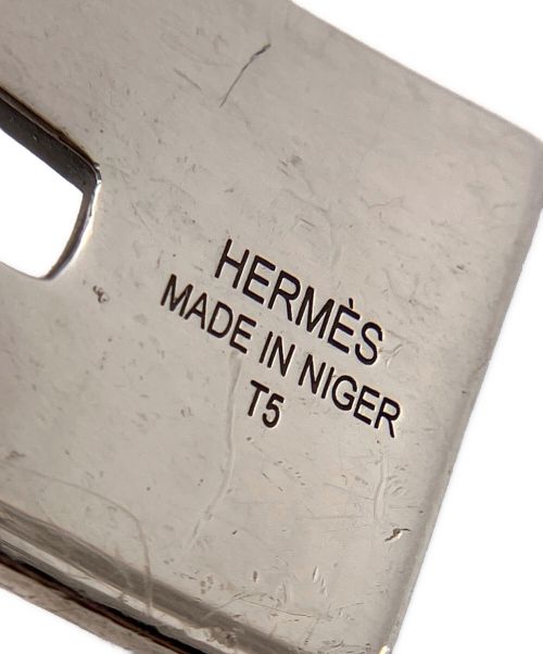 HERMES（エルメス）HERMES (エルメス) トゥアレグHバングル スモール シルバー サイズ:T5の古着・服飾アイテム