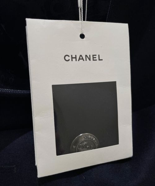 CHANEL（シャネル）CHANEL (シャネル) ウールタイトスカート ネイビー サイズ:34 未使用品の古着・服飾アイテム