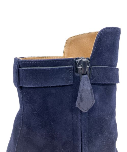 HERMES（エルメス）HERMES (エルメス) サンジェルマンスウェードブーツ ネイビー サイズ:35の古着・服飾アイテム