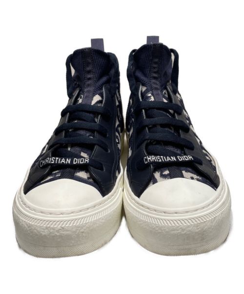 Christian Dior（クリスチャン ディオール）Christian Dior (クリスチャン ディオール) WALK'N'DIOR スニーカー ディオール オブリーク テクニカル メッシュ ネイビー サイズ:34の古着・服飾アイテム