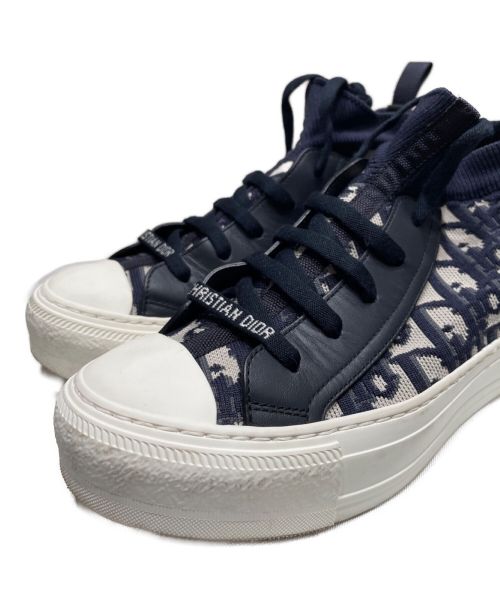 Christian Dior（クリスチャン ディオール）Christian Dior (クリスチャン ディオール) WALK'N'DIOR スニーカー ディオール オブリーク テクニカル メッシュ ネイビー サイズ:34の古着・服飾アイテム