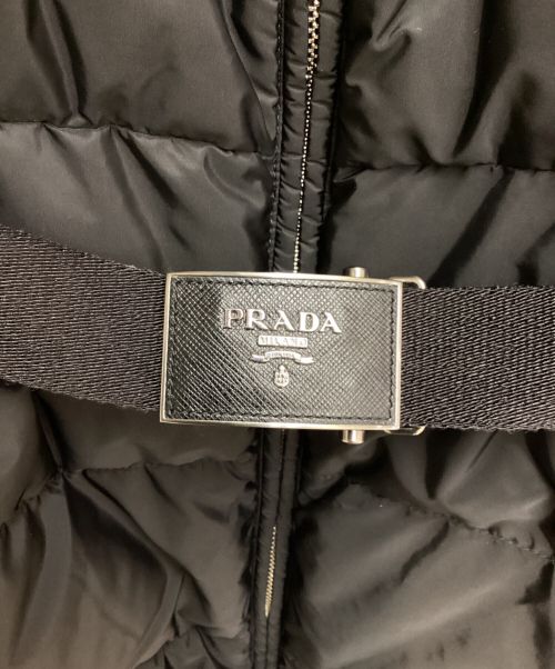 PRADA（プラダ）PRADA (プラダ) ナイロンダウンジャケット ブラック サイズ:40の古着・服飾アイテム