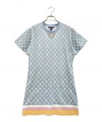 LOUIS VUITTONルイ ヴィトン）の古着「Monogram T-Shirt Dress」｜スカイブルー