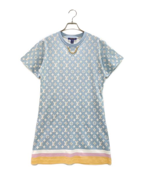 LOUIS VUITTON（ルイ ヴィトン）LOUIS VUITTON (ルイ ヴィトン) Monogram T-Shirt Dress スカイブルー サイズ:XSの古着・服飾アイテム