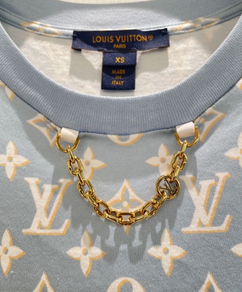 LOUIS VUITTON（ルイ ヴィトン）LOUIS VUITTON (ルイ ヴィトン) Monogram T-Shirt Dress スカイブルー サイズ:XSの古着・服飾アイテム