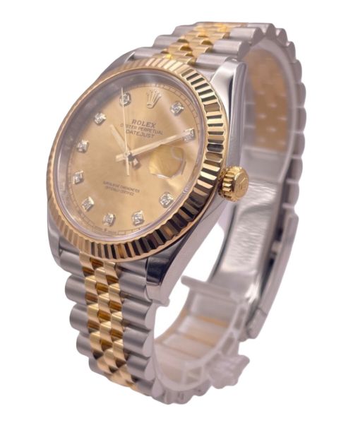 ROLEX（ロレックス）ROLEX (ロレックス) デイトジャスト 41 10Pダイヤ Ref.126333G シャンパン文字盤 サイズ:41mmの古着・服飾アイテム
