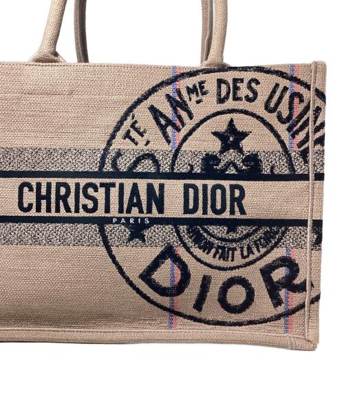 Christian Dior（クリスチャン ディオール）Christian Dior (クリスチャン ディオール) ブック トート　ミディアム ベージュの古着・服飾アイテム