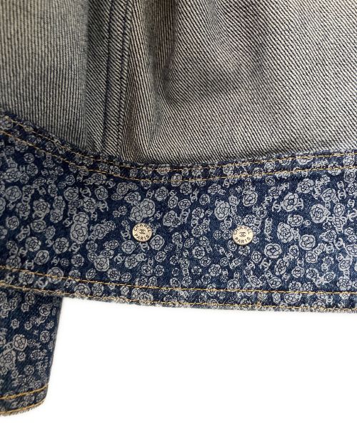 CHANEL（シャネル）CHANEL (シャネル) カメリアココマークデニムジャケット インディゴ サイズ:38の古着・服飾アイテム