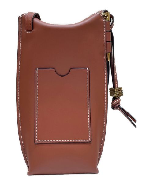 LOEWE（ロエベ）LOEWE (ロエベ) ゲートポケット ショルダー バッグ タン サイズ:-の古着・服飾アイテム