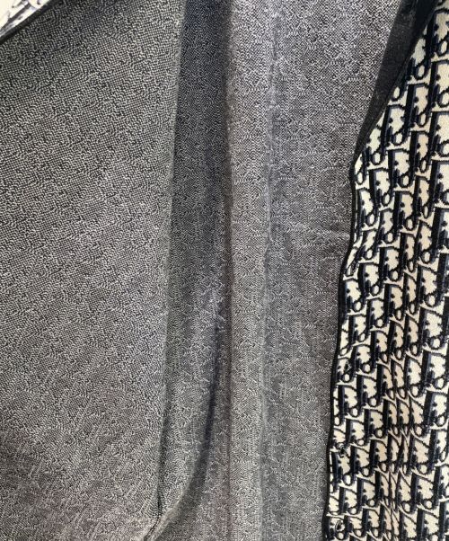 Dior（ディオール）Dior (ディオール) オブリーク総柄長袖シャツ ネイビー サイズ:Sの古着・服飾アイテム