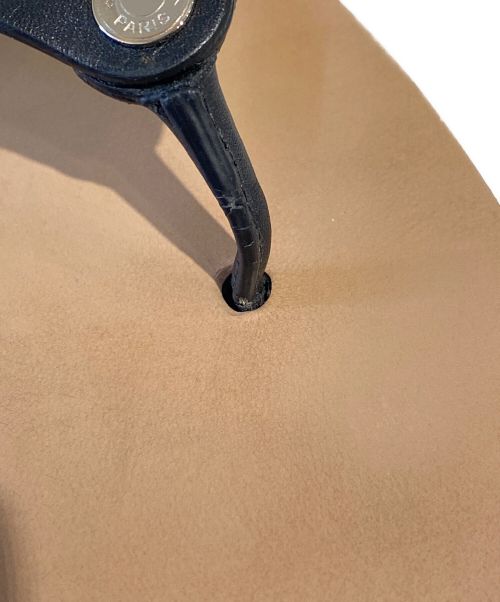 HERMES（エルメス）HERMES (エルメス) SANDALES ESTIVAL (エスティバルサンダル) ブラック×タン サイズ:40の古着・服飾アイテム