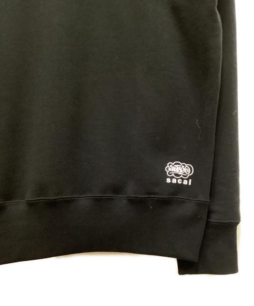 sacai（サカイ）sacai (サカイ) Erio Haze Hoodie ブラック サイズ:3の古着・服飾アイテム