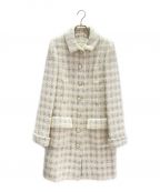 CHANELシャネル）の古着「ココマークボタンロングコート」｜アイボリー