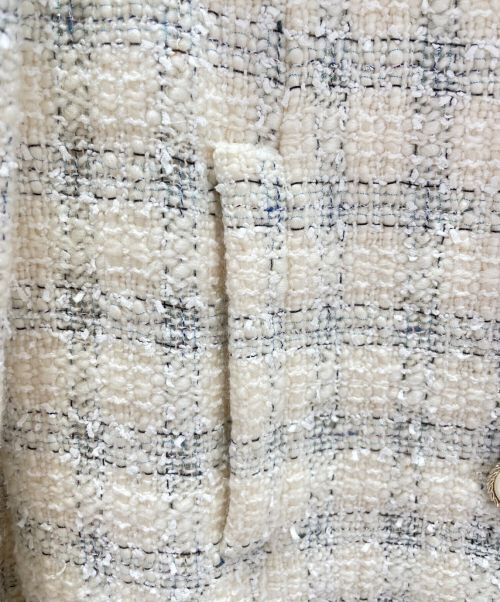 CHANEL（シャネル）CHANEL (シャネル) ココマークボタンロングコート アイボリー サイズ:34の古着・服飾アイテム