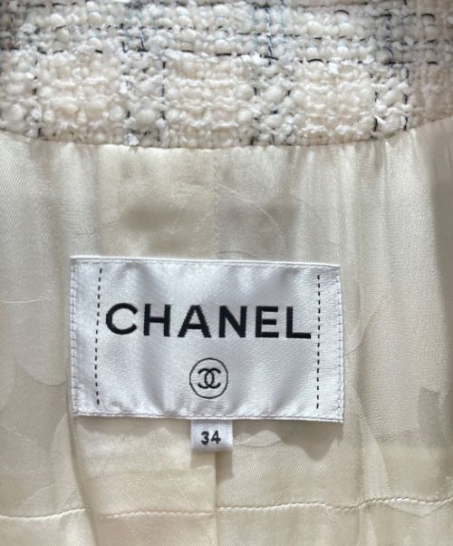 CHANEL（シャネル）CHANEL (シャネル) ココマークボタンロングコート アイボリー サイズ:34の古着・服飾アイテム