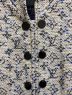 中古・古着 LOUIS VUITTON (ルイ ヴィトン) モノグラムツイードジャケット ホワイト×ブルー サイズ:36：128000円