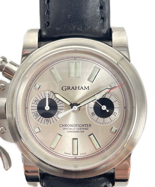 GRAHAM（グラハム）GRAHAM (グラハム) クロノファイター Ref.2CFAS シルバー文字盤 サイズ:43mmの古着・服飾アイテム
