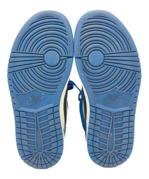 NIKE（ナイキ）NIKE (ナイキ) FRAGMENT (フラッグメント) Travis Scott (トラヴィス スコット) AIR JORDAN1 LOW OG SP/ジョーダン 1 レトロ ロー OG SP  アイボリー×ブルー サイズ:24㎝の古着・服飾アイテム