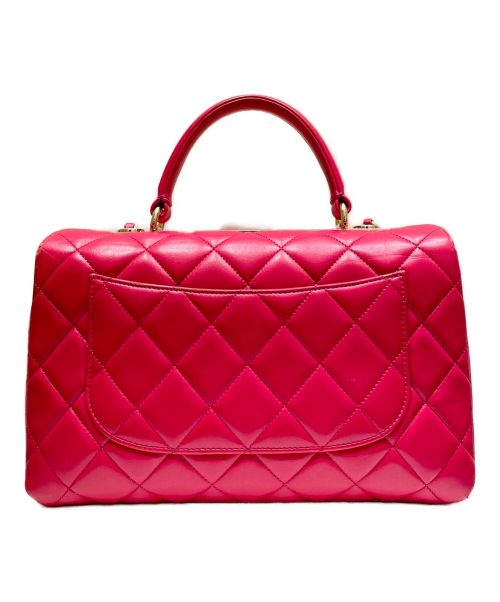 CHANEL（シャネル）CHANEL (シャネル) マトラッセ トップハンドル レッド サイズ:-の古着・服飾アイテム
