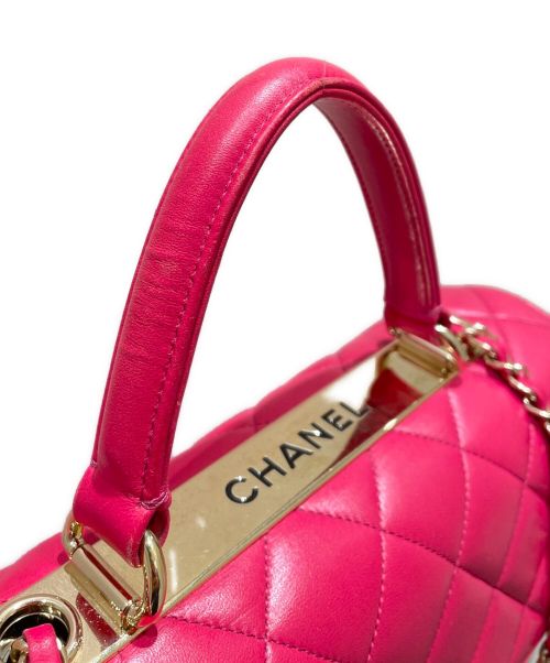 CHANEL（シャネル）CHANEL (シャネル) マトラッセ トップハンドル レッド サイズ:-の古着・服飾アイテム