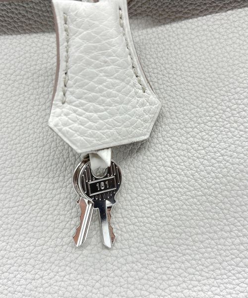 HERMES（エルメス）HERMES (エルメス) バーキン 25/シルバー金具/トゴ/ベトン/U刻印 ベトン サイズ:25の古着・服飾アイテム