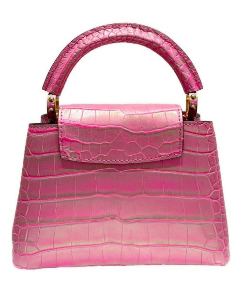 LOUIS VUITTON（ルイ ヴィトン）LOUIS VUITTON (ルイ ヴィトン) Capucines Mini カプシーヌ ミニ ピンク サイズ:mini/ミニの古着・服飾アイテム