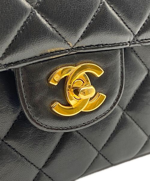 CHANEL（シャネル）CHANEL (シャネル) マトラッセ Wフェイスハンドバッグ ブラック サイズ:25の古着・服飾アイテム