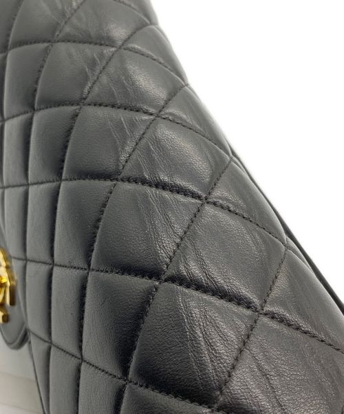 CHANEL（シャネル）CHANEL (シャネル) マトラッセ Wフェイスハンドバッグ ブラック サイズ:25の古着・服飾アイテム