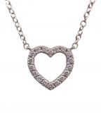 TIFFANY & Co.ティファニー）の古着「ハートチャームネックレス」